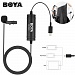 Внешний микрофон Boya BY-DM1 для Apple iPad + ветрозащита BY-B05